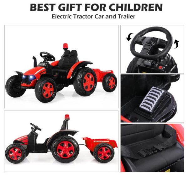 electric-Ride-On-Tractor-Trailer-White-otroski-djecji-traktor_prikolica-na-akumulator-12V_technic-toys-com_5