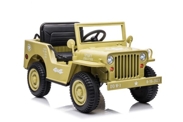 Battery-ride-on-JH-103-Army-Green-4×4-otroski jeep terensko vozilo avto auto kid children technic-toys otroska djecija igracka igraca 1